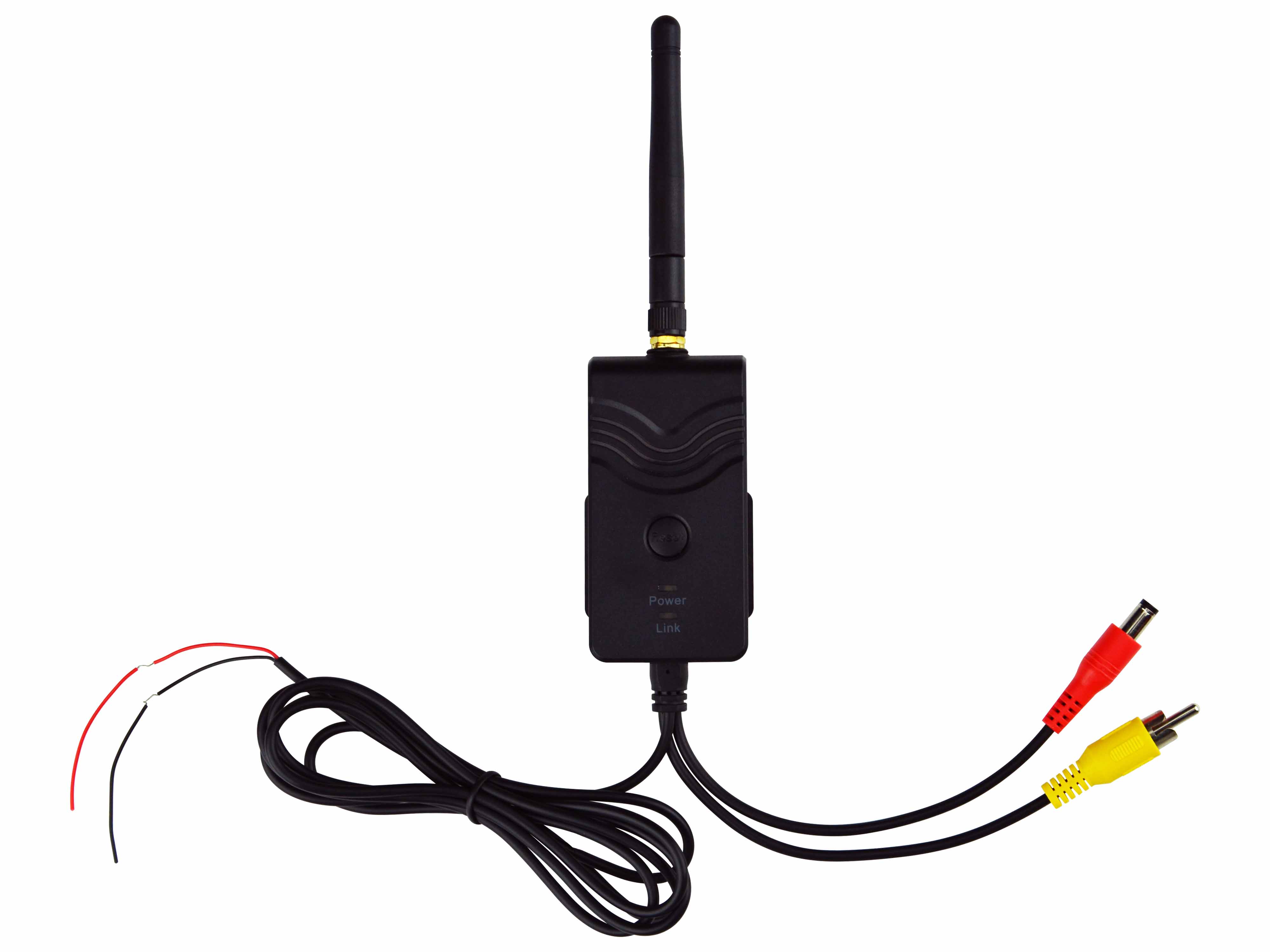 Wireless video transmitters for analog cameras for wirefree AHD and